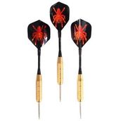Delta Dart Oku (3’lü Set) - Çelik Uç + Pirinç Gövde + Renkli Kanat - Dart Oku Seti, 20 GR