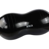 Delta Fıstık Şeklinde 90x45 cm Siyah Pilates Topu