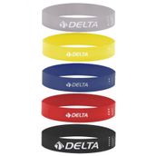 Delta Latex 5 Farkli Direnc Aerobik Pilates Direnc Egzersiz Bandi Squat Lastigi (Uc Kismi Kapali)