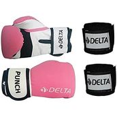 Delta Pembe 8 Oz Punch Dura Strong Boks Eldiveni