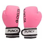 Delta Punch Dura Strong Pembe Beyaz Boks Eldiveni
