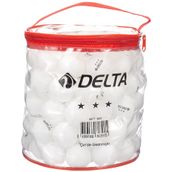 delta spor 100'lü Çantalı Masa Tenisi Topu (Pinpon Topu) Pinpon Topu Unisex, Çok Renkli, Tek Beden, S, M, L veya XL