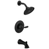 Delta T14432-BL Faucet Woodhurst 14 Serisi Mat Siyah Duş Bataryası