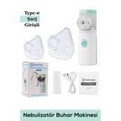 DEMPOWER Nebulizatör Taşınabilir Mesh Hava Makinesi - TYPC ŞARJLI