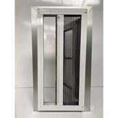 Deniz Cam 90-120 x 170-220 cm Yatay Pileli Plise Akordiyon Sürme Katlanır Beyaz Sineklik