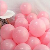 Deniz Party Store 12 İnç Pembe Renk 25 Adet Pastel Balon