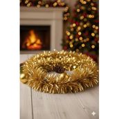 Deniz Party Store GOLD RENK Yılbaşı Garland Sim Ağaç Süs Orta Boy 5 cm 2 m 1 adet