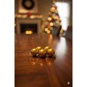 Deniz Party Store Gold Yılbaşı Ağaç Süsü Cici Top 3 CM 6 Adet