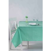 Denizli Concept 170X170 Yeşil Pötikareli Masa Örtüsü
