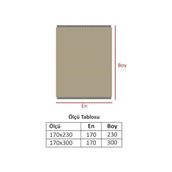 Denizli Concept Trendy Bej 170x300 cm Koltuk Örtüsü
