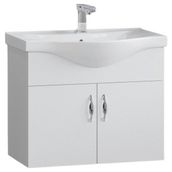 Denko Akyazı 55 cm MDF Beyaz Alt Modül Banyo Dolabı