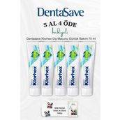 Dentasave Klorhex Diş Macunu Günlük Bakım 75 ml 5 Al 4 Öde ve Rosie Pamuk