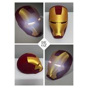 DEOZ3D Iron Man Helmet - Marvel Esinli Kask - Dekoratif Koleksiyon ve Cosplay Ürünü