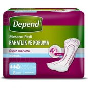 Depend 8 Adet Kadın Normal Mesane Pedi