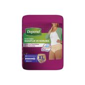 Depend Kadın Extra Büyük 9 Adet Emici Külot