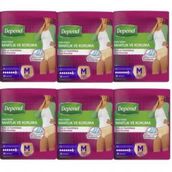 Depend Kadın Medium Orta Boy 6x10 Adet Emici Külot
