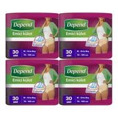 Depend Kadın Orta 120 Adet Emici Külot Hasta Bezi
