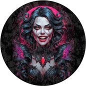 Depoba Blacke Kadife Oyuncu Odası Halısı Kaymaz Pamuk Tabanlı Yıkanabilir Antibakteriyel Yuvarlak Gamer, Gaming Halısı 160x160