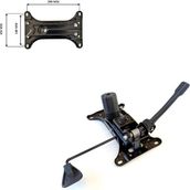Depolife Ofis Büro Çalışma Koltuğu Için Çift Kol Metal Şase Mekanizma (15X25CM) Yedek Parça - Antrasit