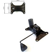 Depolife Ofis Büro Çalışma Koltuğu Için Tek Kol Metal Şase Mekanizma (15X20CM) Yedek Parça - Antrasit