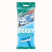 Derby Banyo-Body 10 Adet Tek Bıçaklı Tıraş Bıçağı