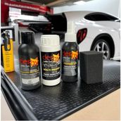 Derby Gri Oto Torpido ve Iç Kapı Plastik Aksan Bakım Boyama 4 Lü Set 100 ml - 0,25 gr
