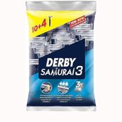 Derby Samurai 3 3 Bıçaklı 10+4 Promosyon Paket Tıraş Bıçağı