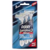 Derby Samurai Platınum 3 Blister 3'lü Tıraş Bıçağı