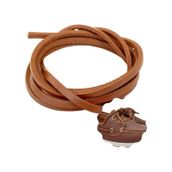 Deri Ayakkabı Bağcığı, Nubuk Timberland Dexter Vb. Ayakkabıya Uygun Deri Bağcık, 1 Adet - 150 Cm 001 bordo