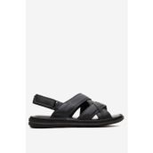 Dericlub 1241 Siyah Erkek Çapraz Bantlı Sandalet