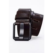 derikem (457) Erkek%100 Hakiki Deri Siyah Boyalı Borulu 4,5 cm Kot Kemeri KAHVERENGİ 115 CM