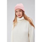 Derikem Basic Şık Standart Lüks Unisex Tiftik Bere PEMBE Standart