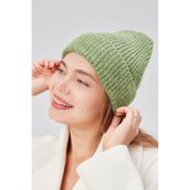 Derikem Basic Şık Standart Lüks Unisex Tiftik Bere YEŞİL Standart