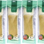 Derma Naturel Palmiye Örme İpli 8x24 cm 4'lü Banyo Kemeri