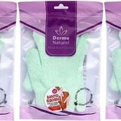 Derma Naturel Parmaklı 3xMS-23 Banyo Eldiveni