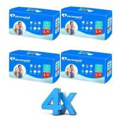 Dermaped 30'lu 4 Paket 120 Adet Belbantlı Large Hasta Bezi