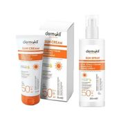 Dermokil E Vitaminli Yüksek Koruyucu SPF50 75 ml Güneş Kremi+Aloe Vera 200 ml Güneş Spreyi