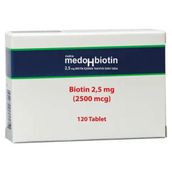 Dermoskin Medohbiotin Biotin 2.5 mg 120 Tablet