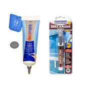 Derzmatik Gri 360 gr Derz Dolgu+Gri Derz Kalemi Set