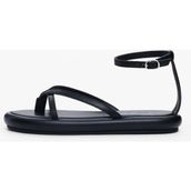 Desigual 25SSSP03 Deri Siyah Kadın Sandalet