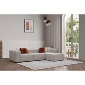 Dest Mobilya Soft Köşe Koltuk Takımı (Dairenize Teslim) - Ekru - 3+1