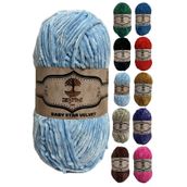 destini İnce Kadife İp 100 gr 200 Metre Amigurumi El Örgü İpi Ceket Yelek Battaniye