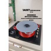 Destpak 31 CM Silikon Tencere Tava Kapağı - Güçlü Vakum - Hızlı Pişirme - Ocak, Mikrodalga Buzdolabı