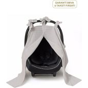 Deux Lapins %100 Pamuk Cotton Grey Müslin Puset Örtüsü - Gri - Standart