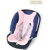 Deux Lapins %100 Pamuk Innocent Pink Kız Bebek Puset ve Oto Koltuk Minderi - Pembe - Standart