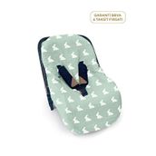 Deux Lapins %100 Pamuk Mono Lapin Matcha Green Müslin Ana Kucağı Kılıfı - Yeşil