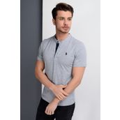 Dewberry 2090001T8560 Gri Erkek T-shirt