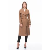 Dewberry Z6645 Camel Kadın Palto