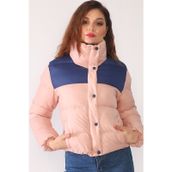 Dewberry Z6649 Pembe Parlament Kadın Mont