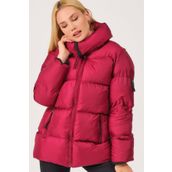 Dewberry Z6682 Bordo Kadın Mont